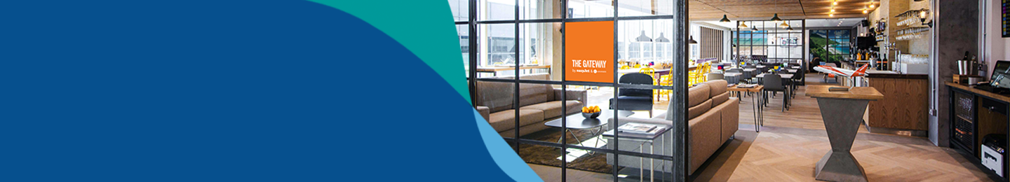 Banner image showing entrance to Gateway Lounge in London Gatwick North Terminal