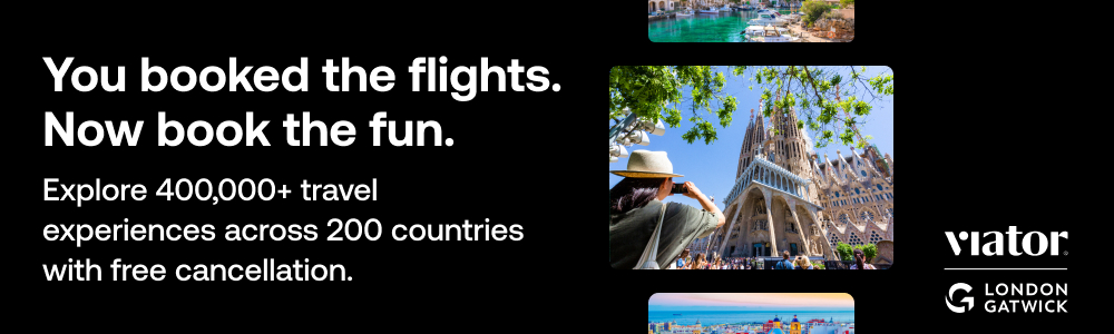 Explore over four hundred thousand travel experiences across 200 countries with free cancellation with Viator, link