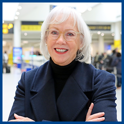 A headshot photo Baroness Margaret Ford