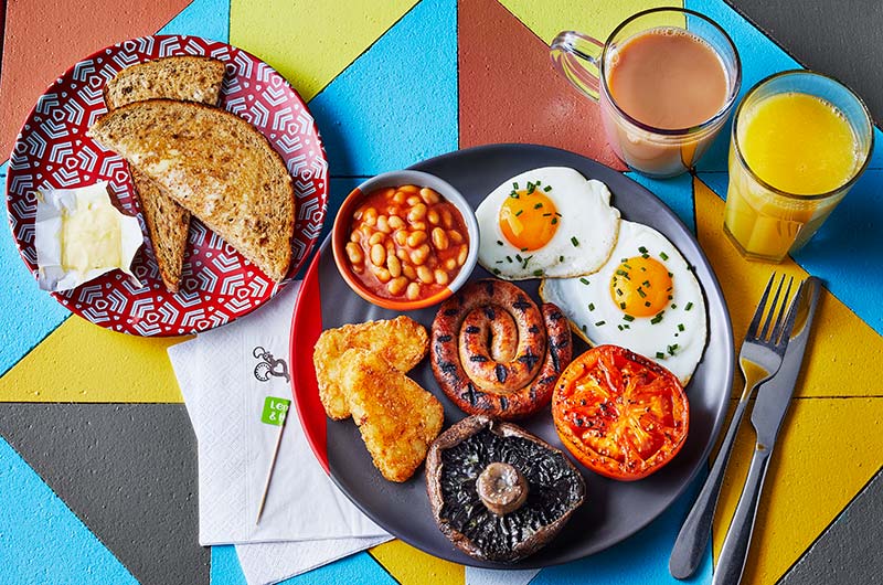 Image showing breakfast at Nando's