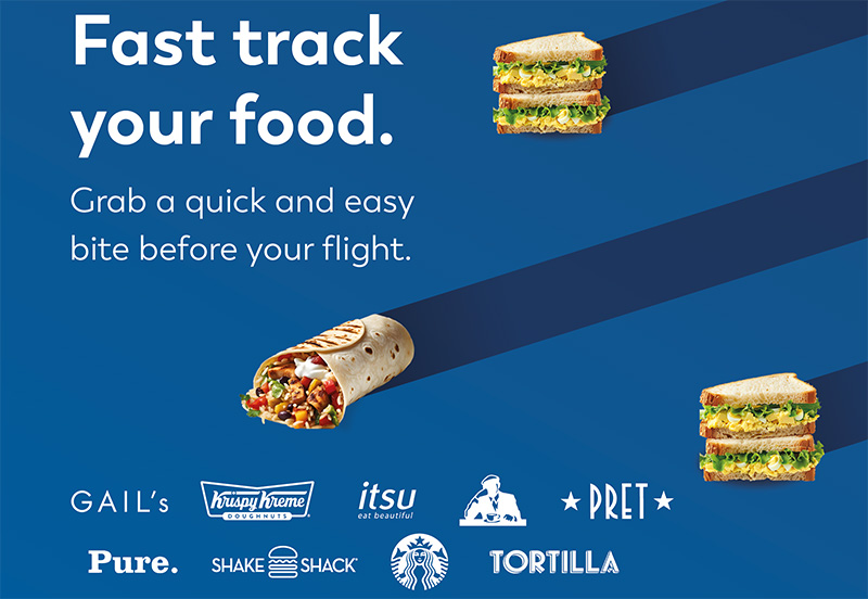 Gran and go food at London Gatwick - grab a quick and easy bite before your flight