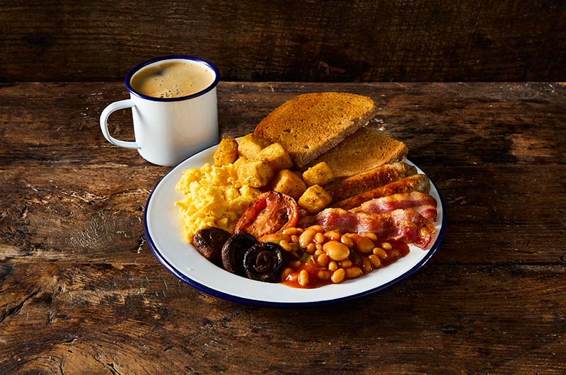 Image showing full English breakfast at BrewDog