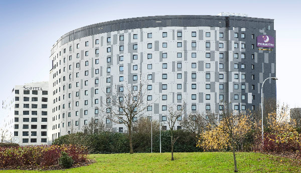 Image showing exterior of the Premier Inn at London Gatwick North Terminal