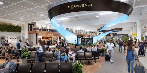CGI of London Gatwick North Terminal Redevelopment plans