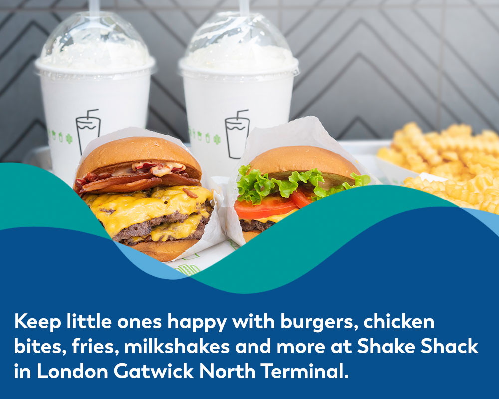mage showing items from Shake Shack and a promo message