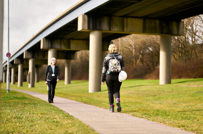 Image showing people walking to or from London Gatwick