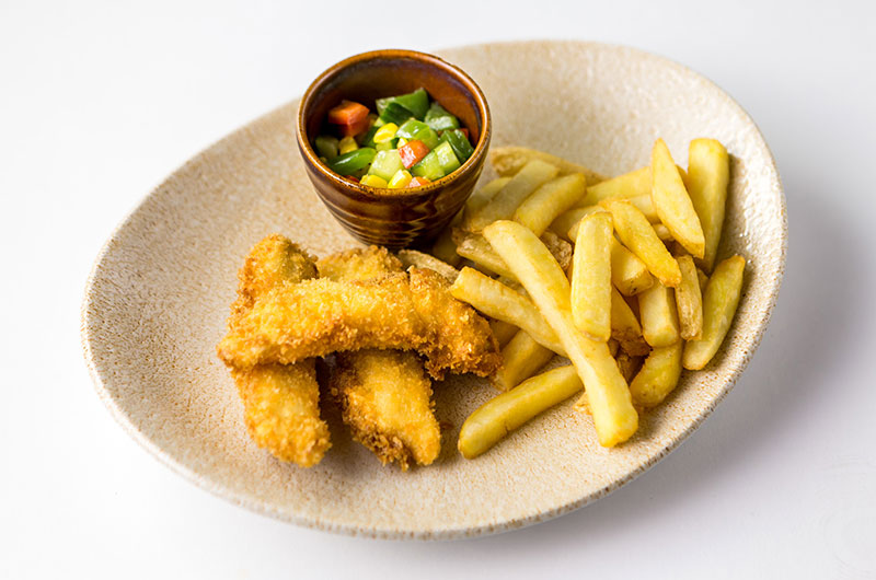 Image showing kid's fish goujons and chips at Sonoma