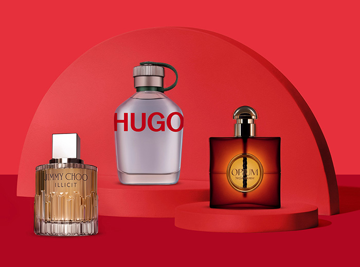 Bottles of fragrance available at 40% off