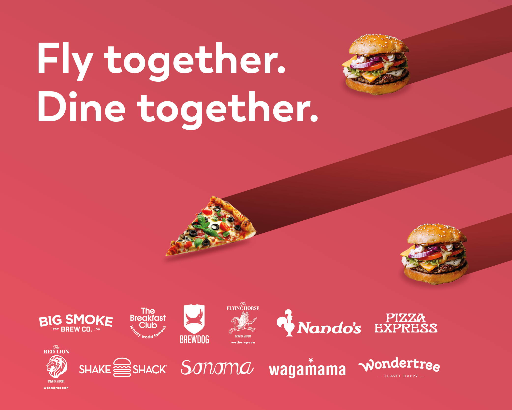Dining at London Gatwick - fly together, dine together