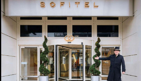 Image showing entrance of the Sofitel at London Gatwick North Terminal