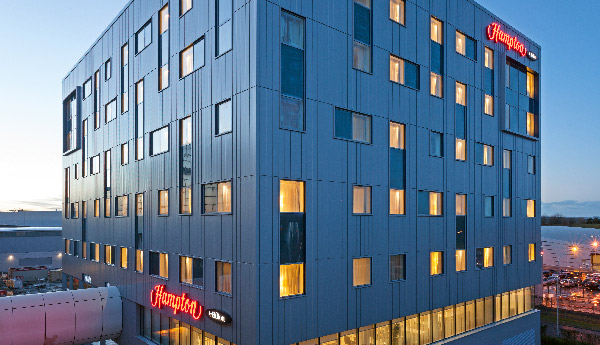 Image showing exterior of the Hampton by Hilton at London Gatwick North Terminal