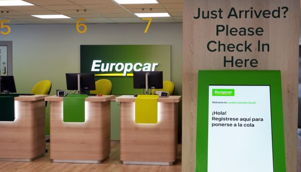 Europcar Car Hire at London Gatwick