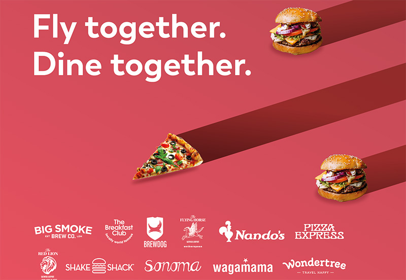 Dining at London Gatwick - fly together, dine together