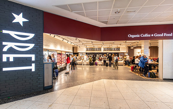Pret A Manger in Gatwick's North Terminal