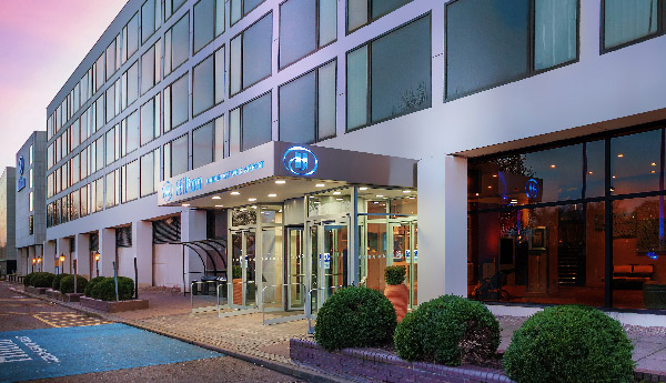 Image showing entrance of the Hilton at London Gatwick South Terminal