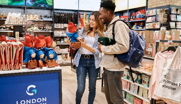 Image showing passengers enjoying the shopping experience in curi.o.city at London Gatwick