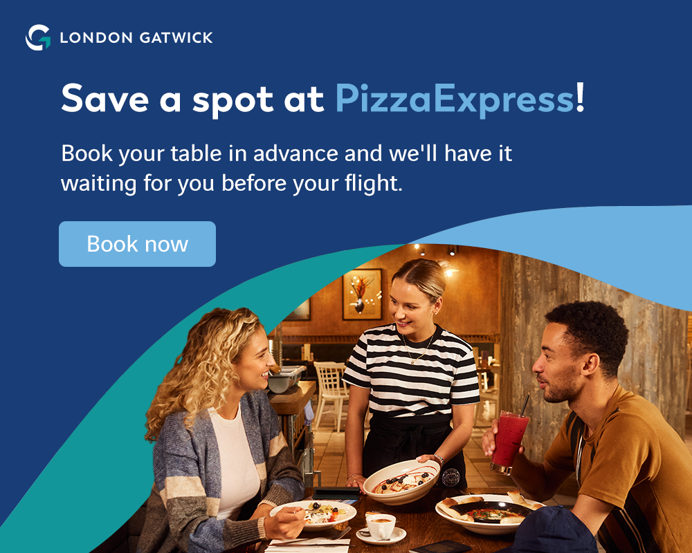 Save a spot at PizzaExpress, Book now link